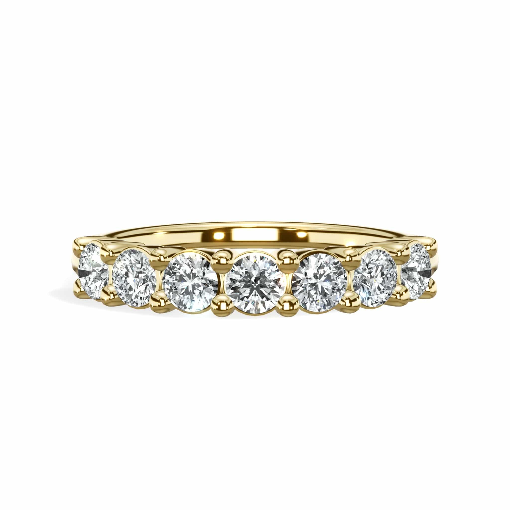 1.00 ct Seven Stone Round Cut Diamond Band