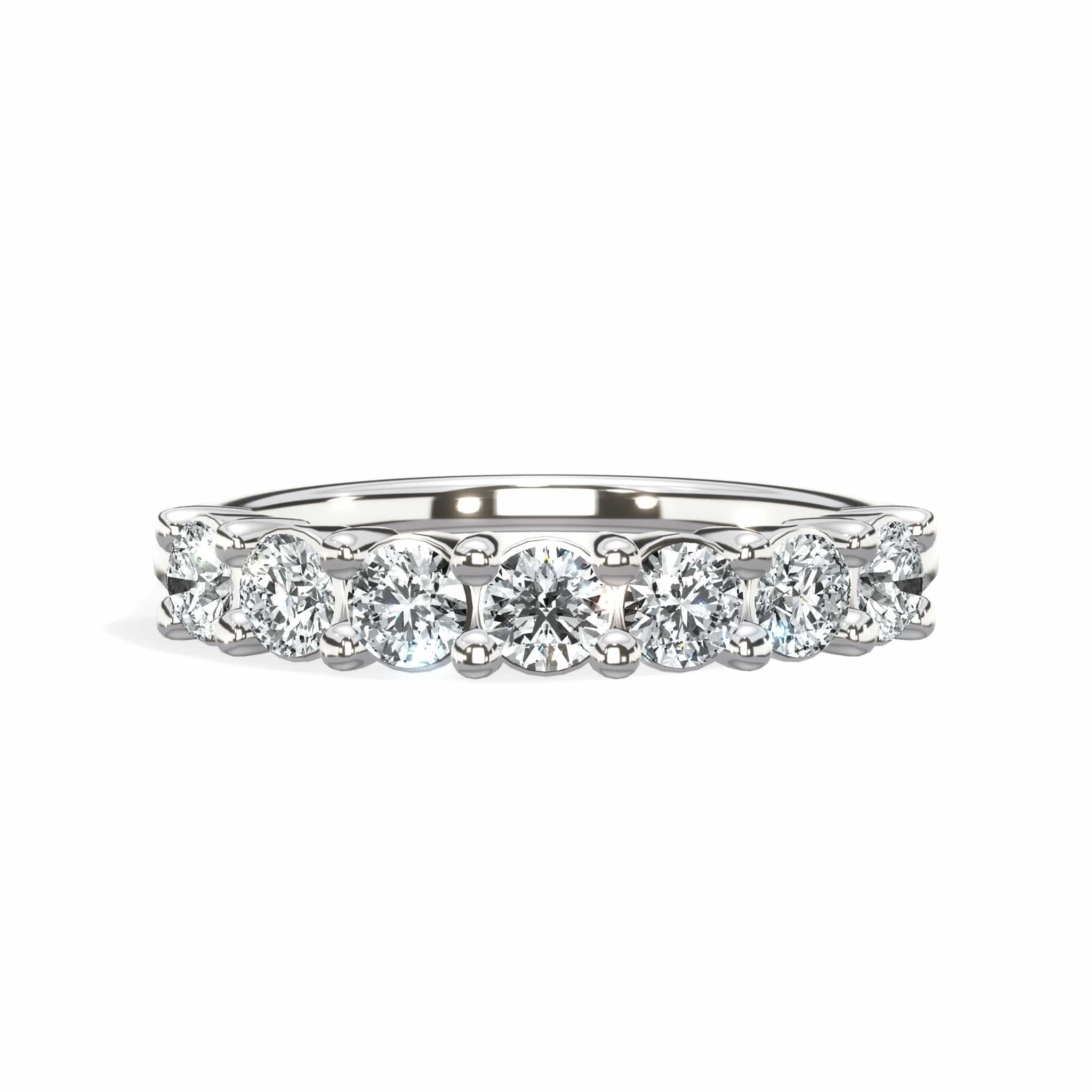 1.00 ct Seven Stone Round Cut Diamond Band - Image 4