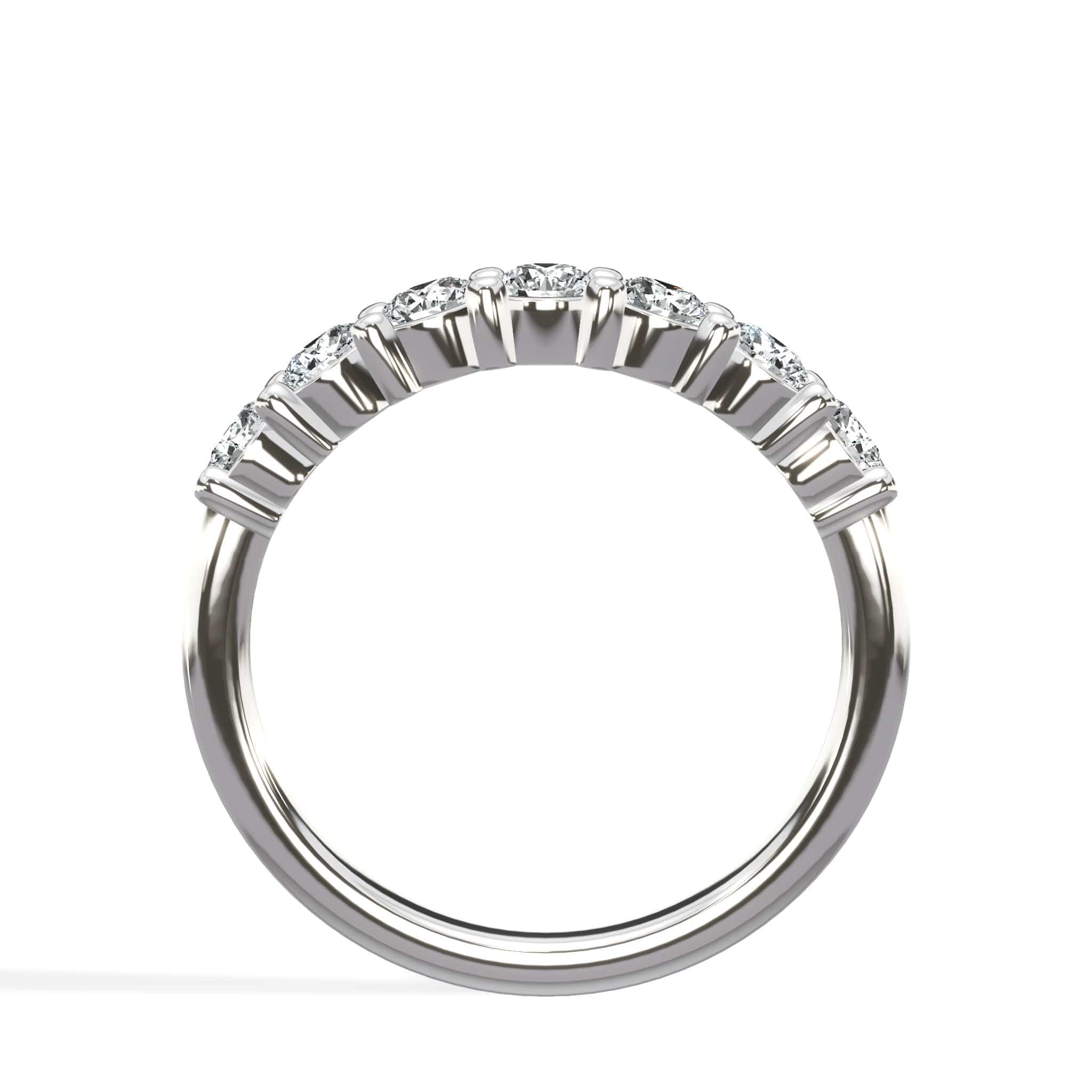 1.00 ct Seven Stone Round Cut Diamond Band - Image 6