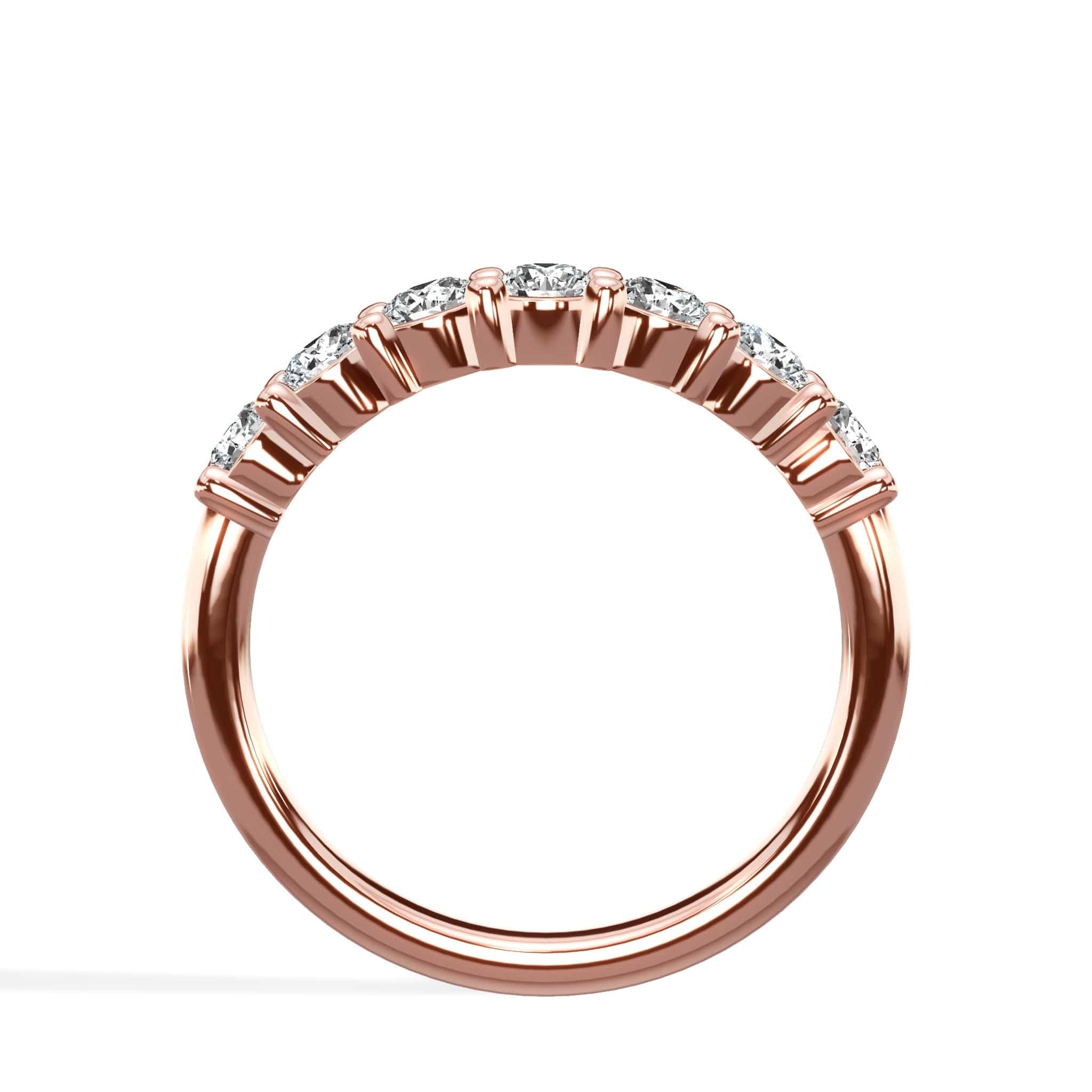 1.00 ct Seven Stone Round Cut Diamond Band - Image 8