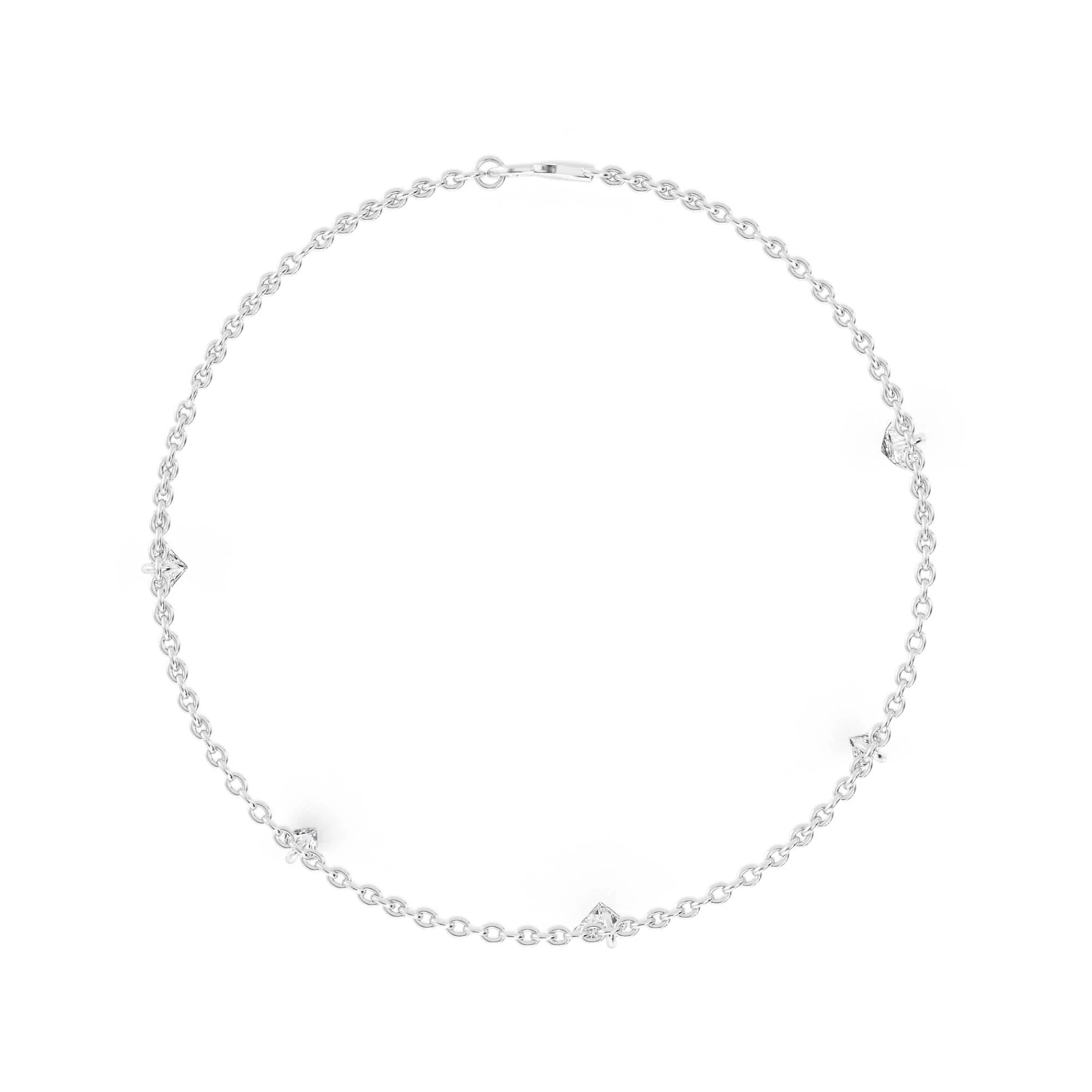 1.06ct Pierced Floating Multi-Shape Lab Grown Diamond Bracelet - Image 17