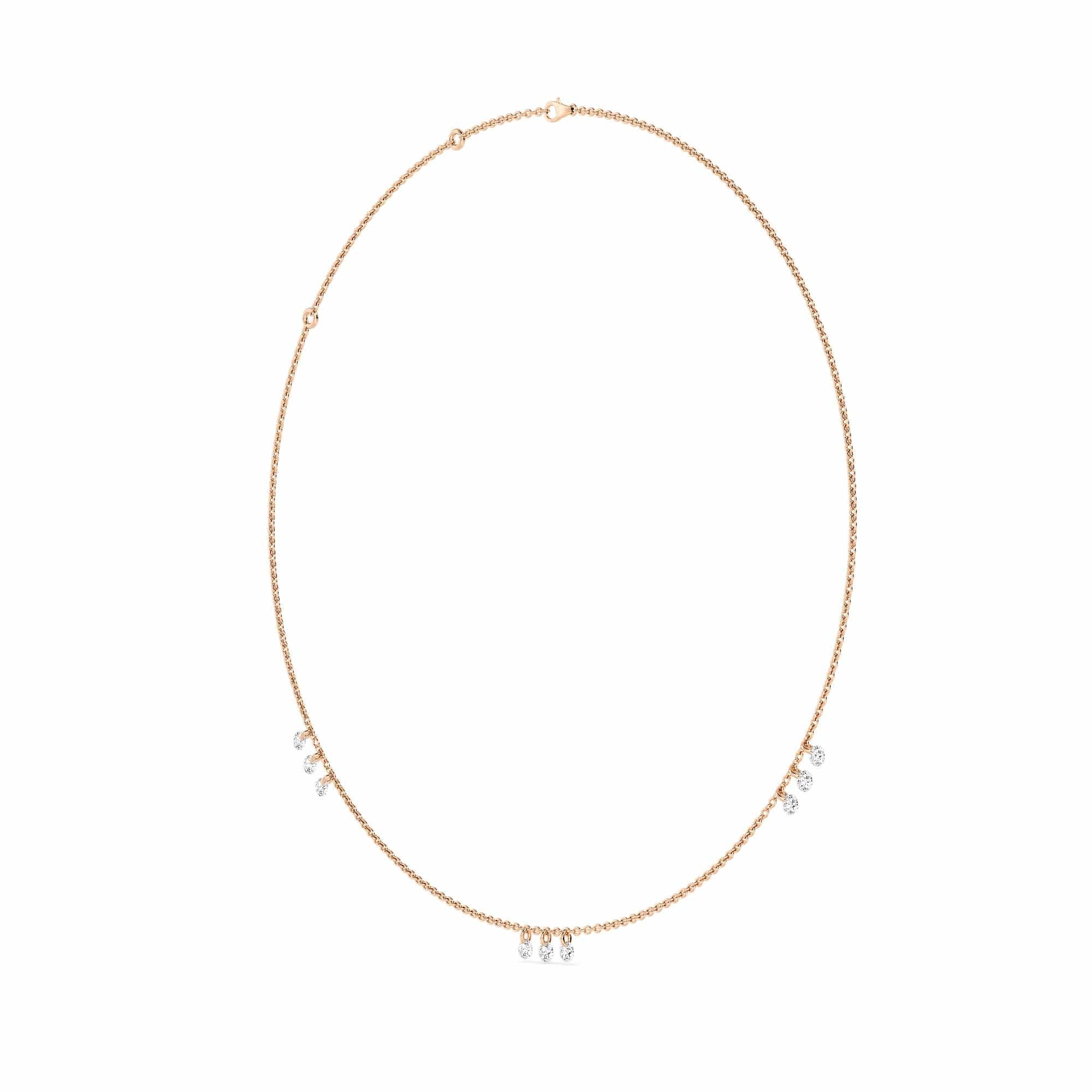 1.50 Carat Pierced 9 Round Lab Grown Diamond Necklace - Image 8