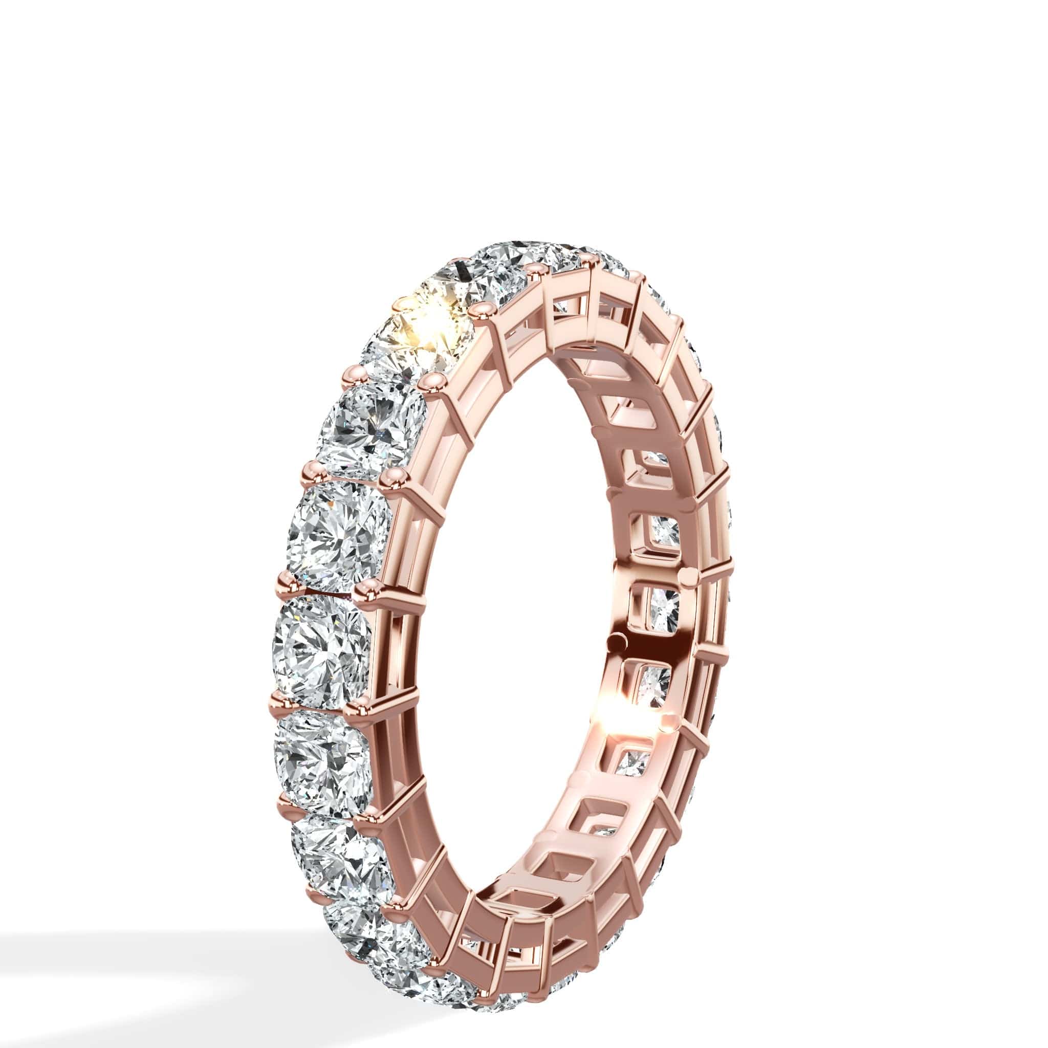 3 ct Cushion Cut Diamond Eternity Band - Image 6