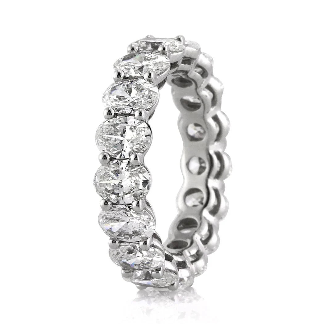 7 ct Oval Cut Diamond Eternity Band - Image 3