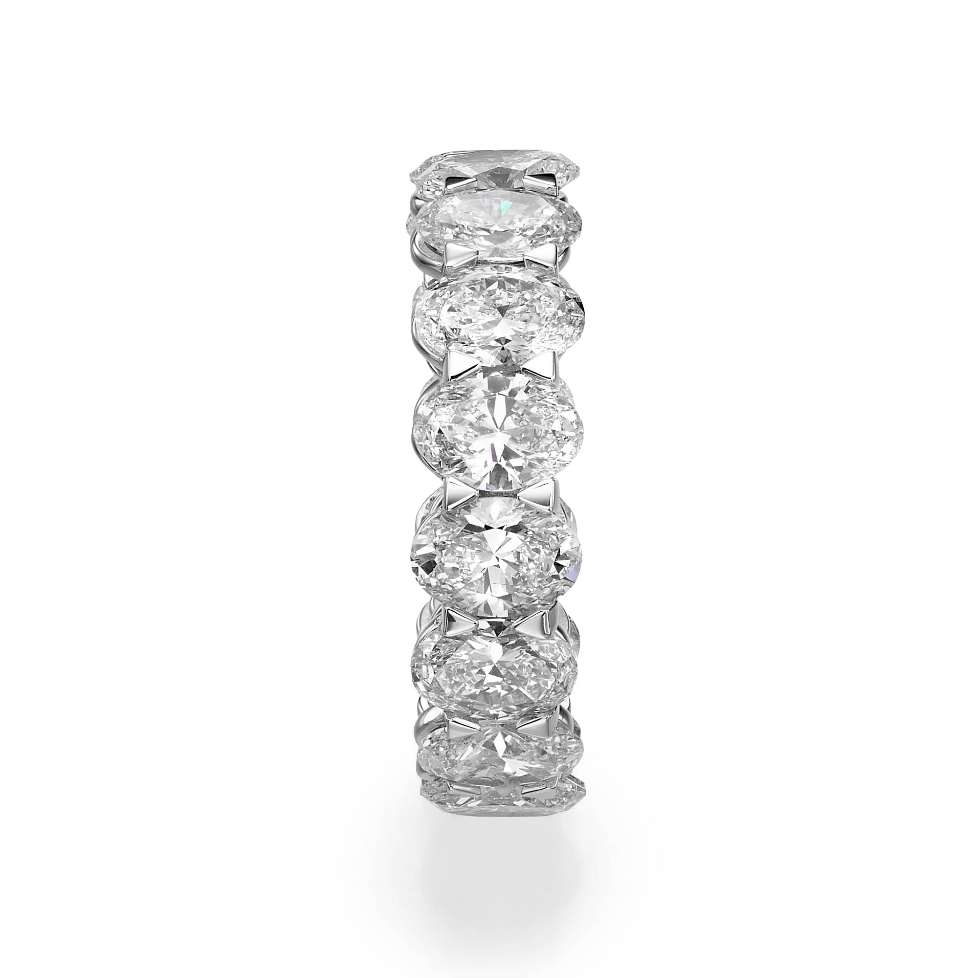 7 ct Oval Cut Diamond Eternity Band - Image 4
