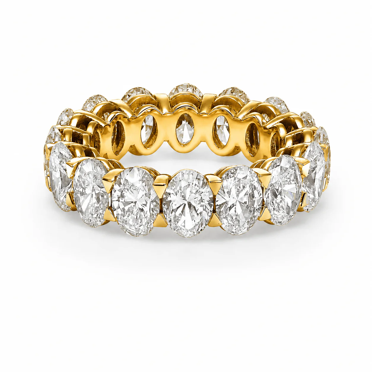 7 ct Oval Cut Diamond Eternity Band - Image 6