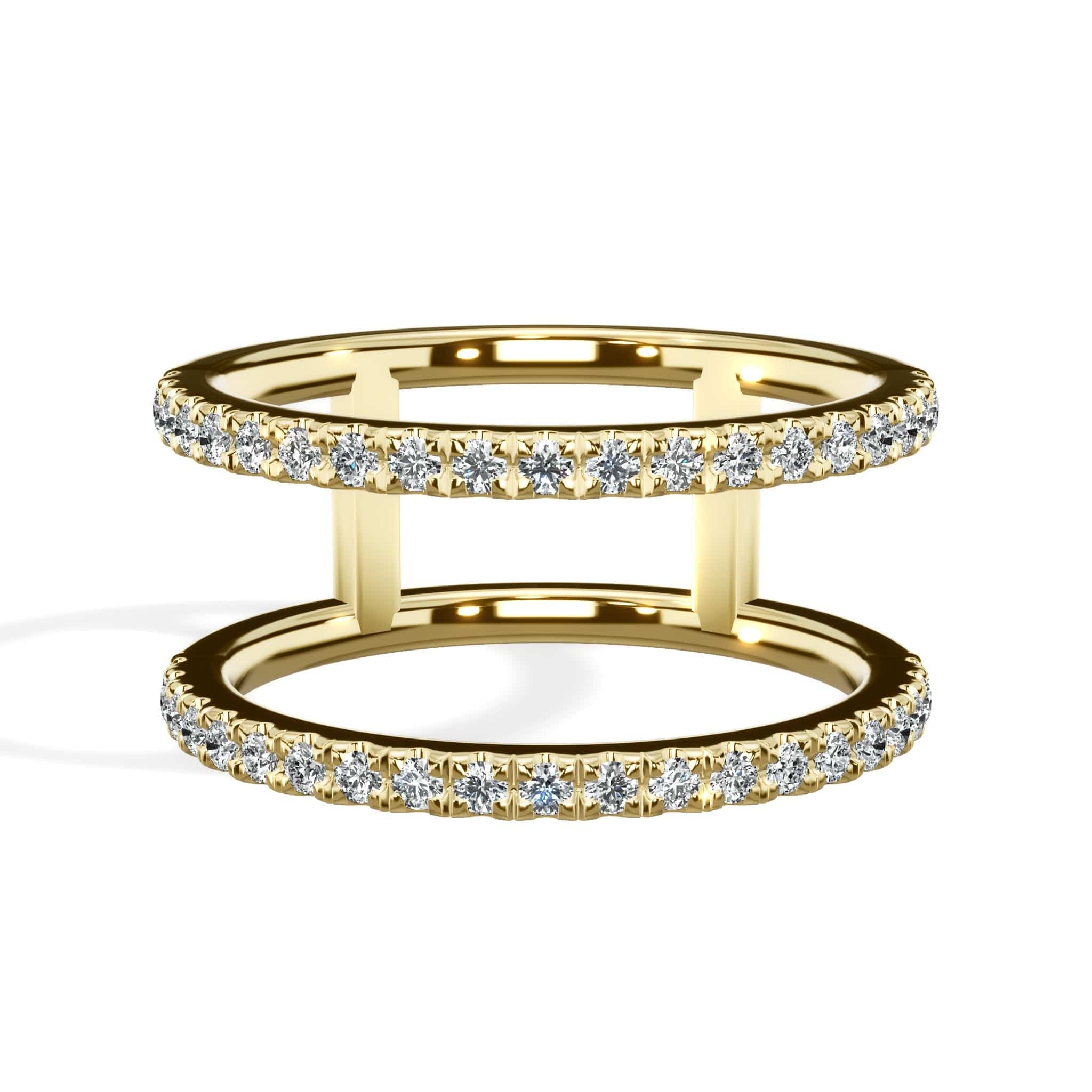 Double Band Diamond Ring - Image 11