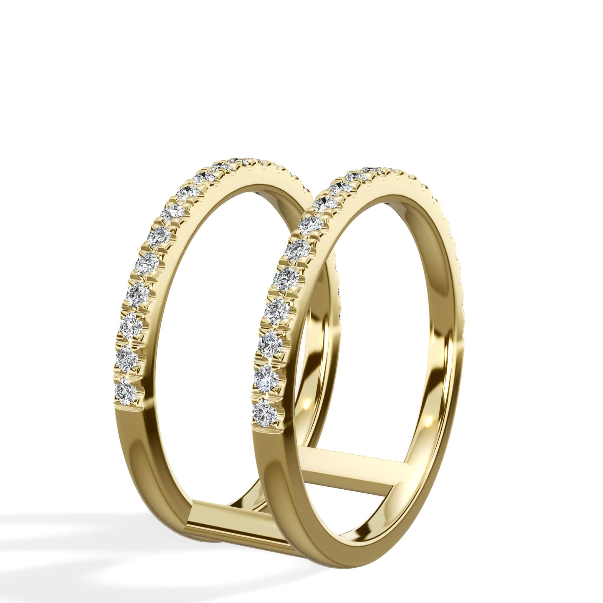 Double Band Diamond Ring - Image 12