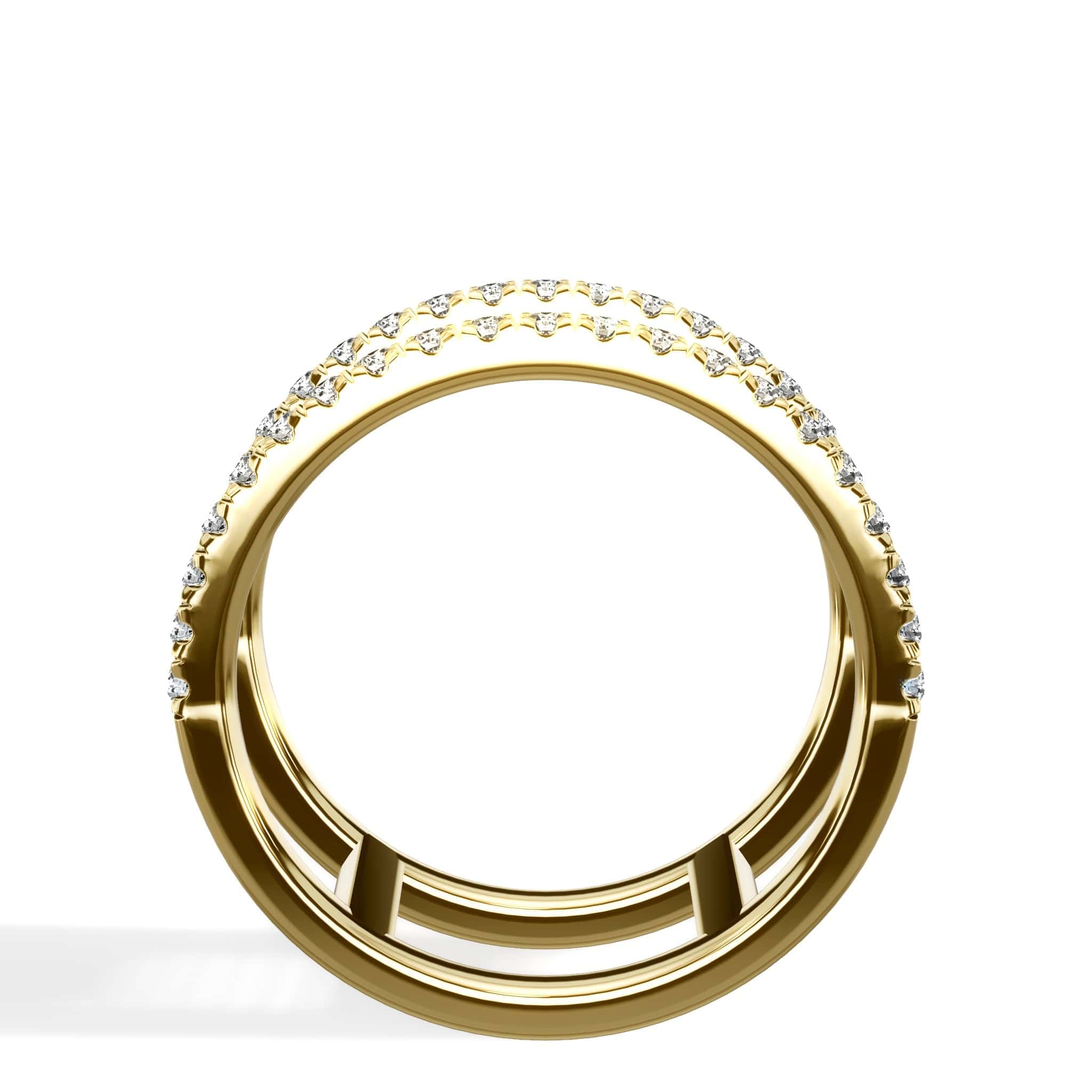 Double Band Diamond Ring - Image 13