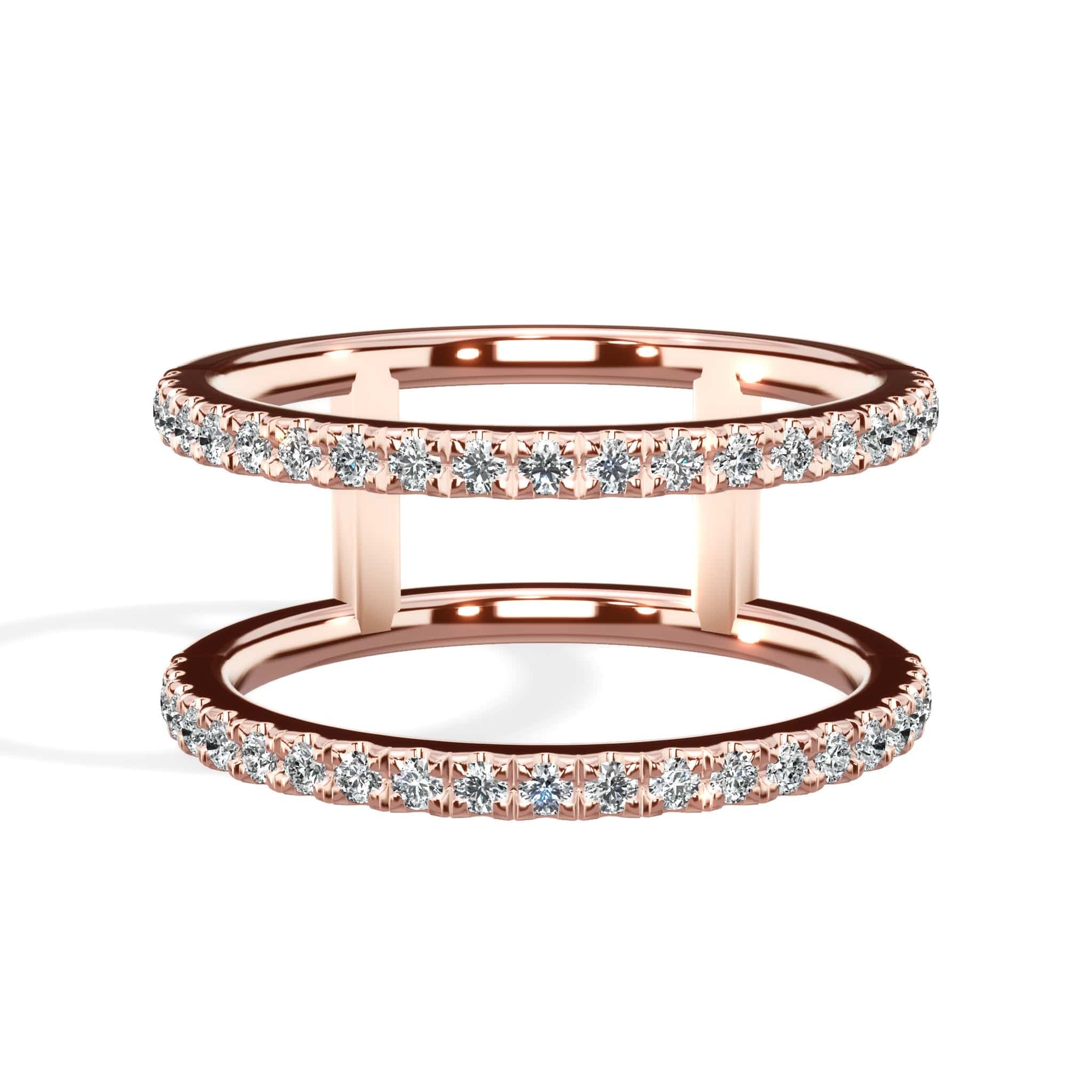 Double Band Diamond Ring - Image 14