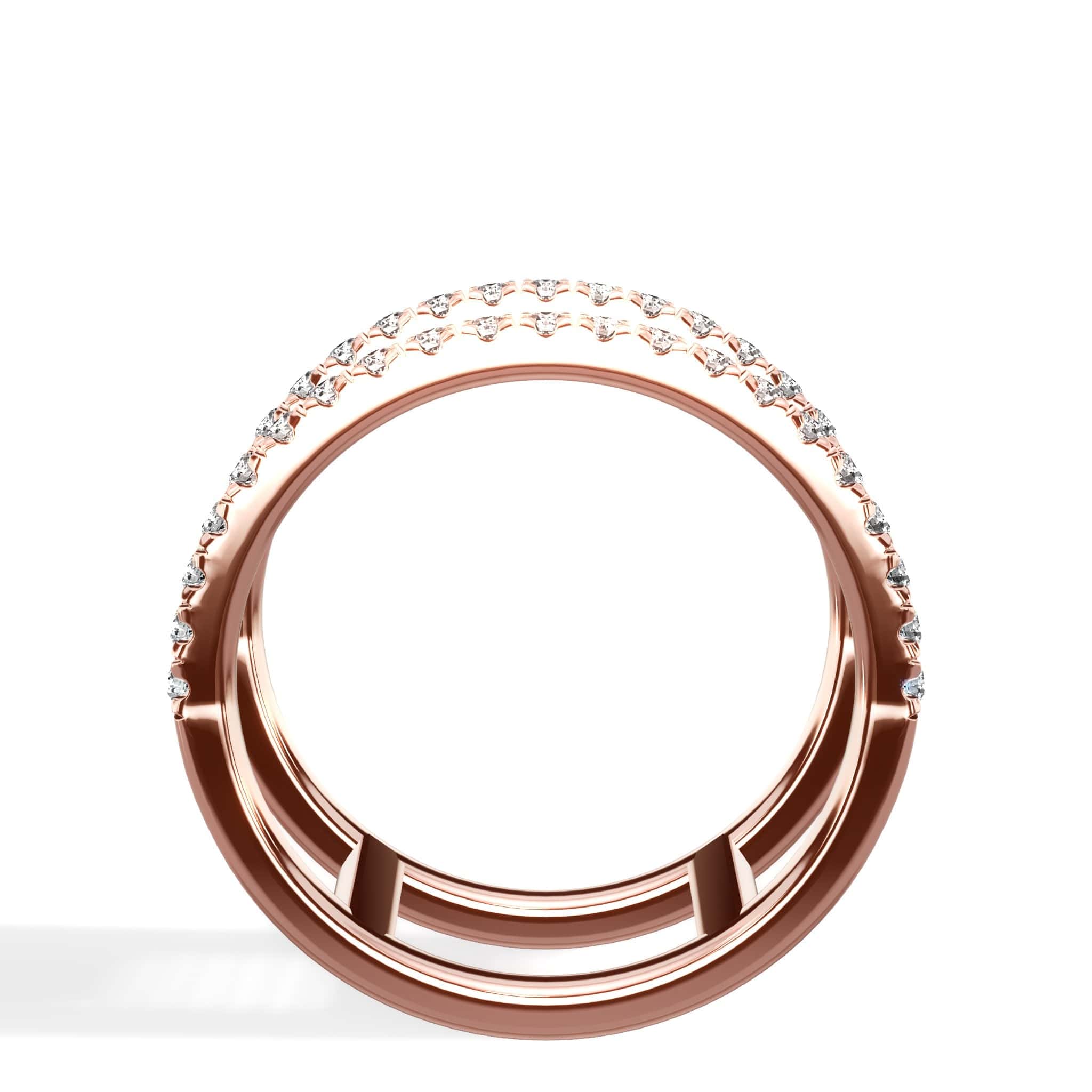 Double Band Diamond Ring - Image 15