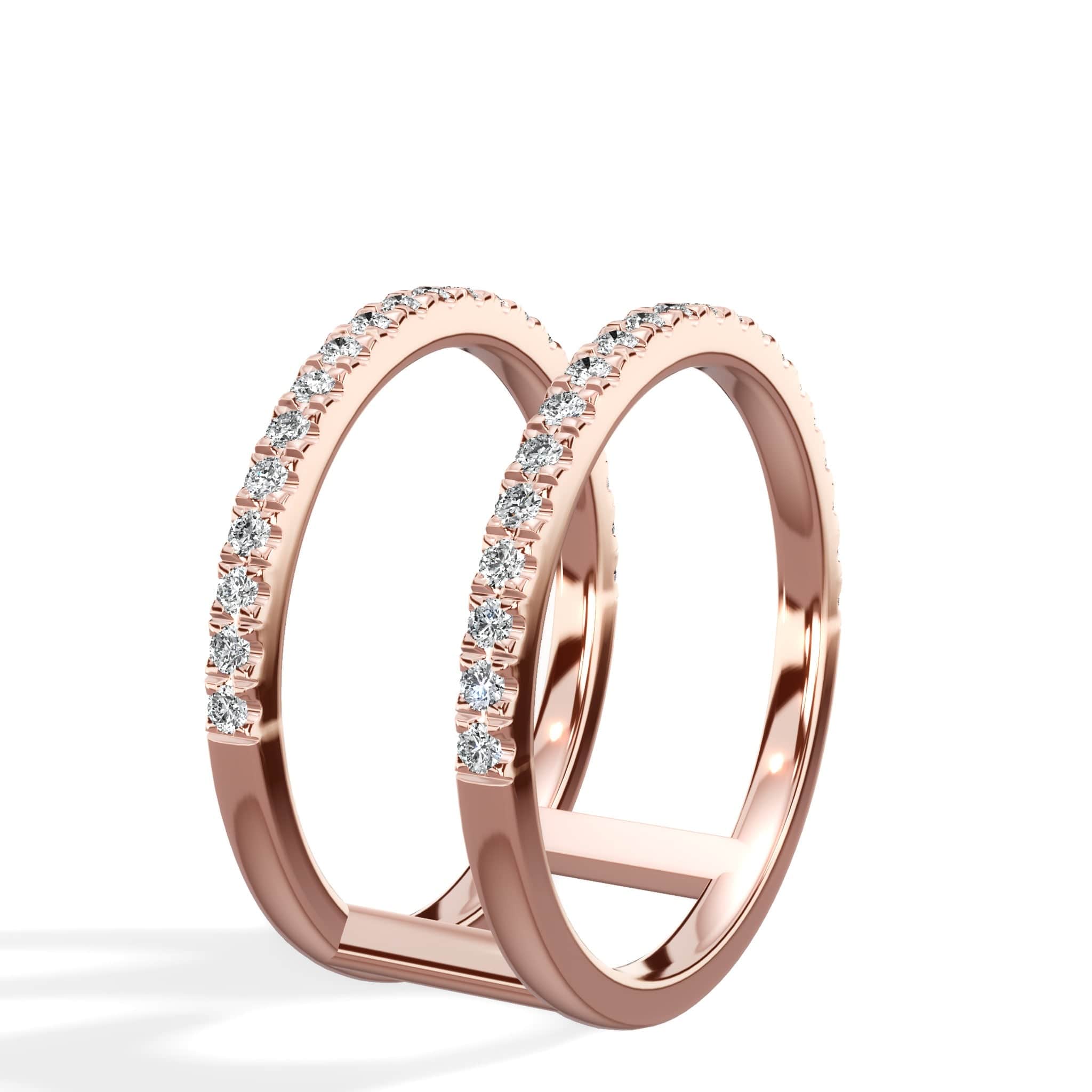 Double Band Diamond Ring - Image 16